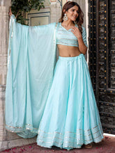 Glorious Silk Fabric with Cotton Lining Gota Lace, Chinon Dupatta Gota Lace Work Lehnga Set