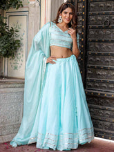 Glorious Silk Fabric with Cotton Lining Gota Lace, Chinon Dupatta Gota Lace Work Lehnga Set