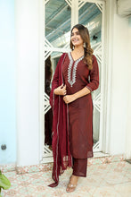 Blossom cottan silk kurti pant with dupatta