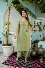 Enchant Chanderi Kurti Pant With Dupatta