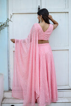 Ethereal Georgette Sequence Work Lehenga Choli