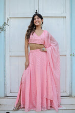 Ethereal Georgette Sequence Work Lehenga Choli