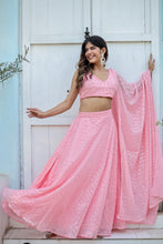 Ethereal Georgette Sequence Work Lehenga Choli