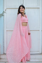 Ethereal Georgette Sequence Work Lehenga Choli