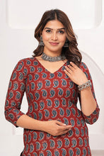 Printed Kurti Pant Set