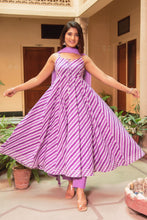 Purplle cotton Anarkli suit set